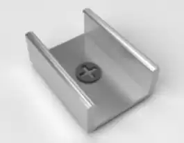 Screw the screw into the clips