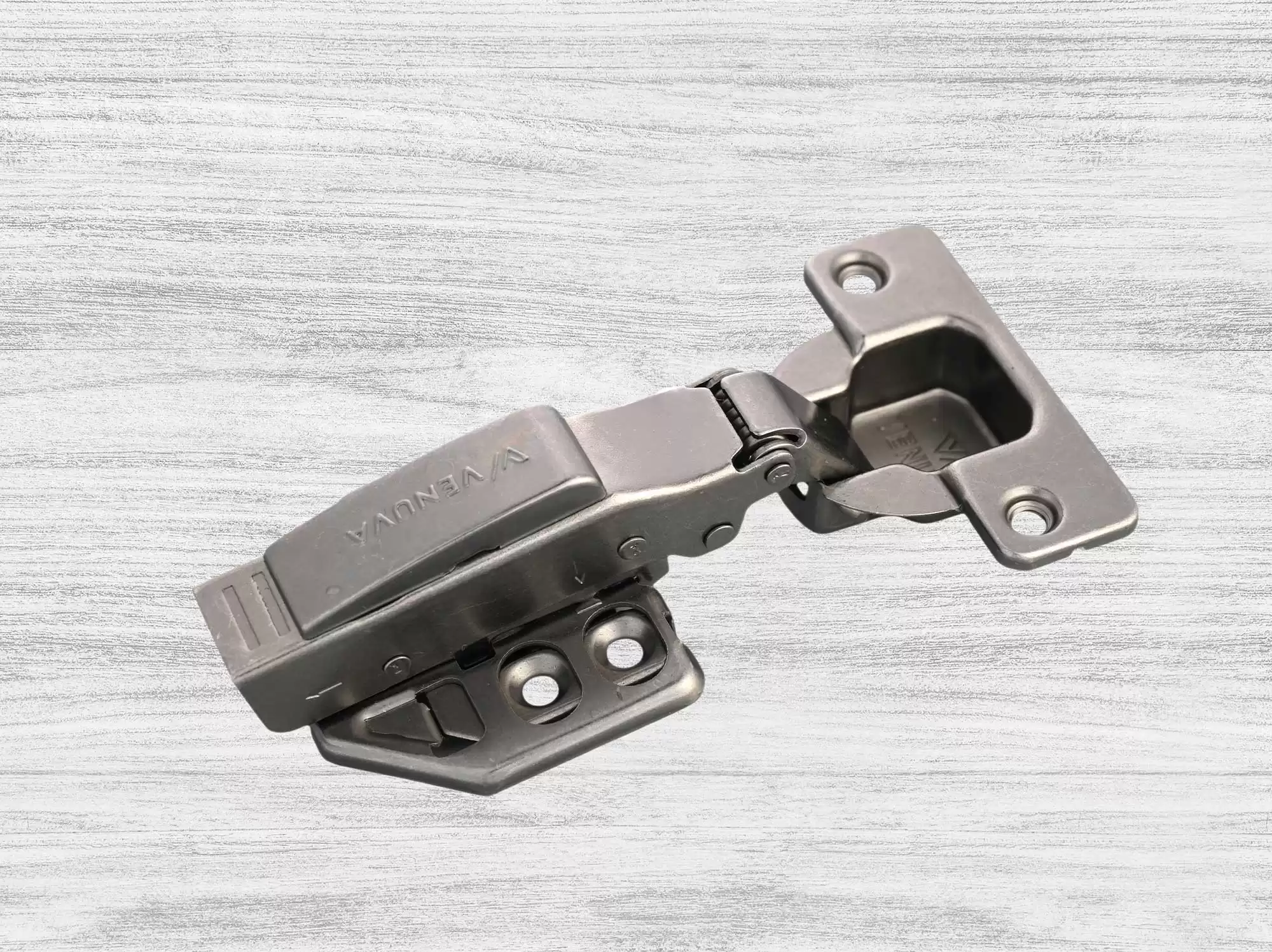 Black 3D clip on hinge, Black, Soft Close, MS (Set of 2)